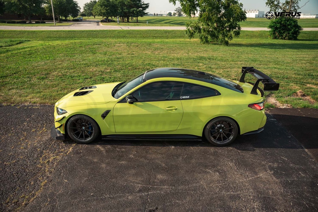 Carbon Polyweave Side Splitter Kit - G82 BMW M4 | Verus Engineering